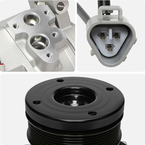 AISIN ACCT-00555 Air Conditioner AC Compressor - Compatible with Toyota Tundra 2007-2021 4.6L 5.7L - with 8-Pulley Groove, with Clutch in Saudi Arabia