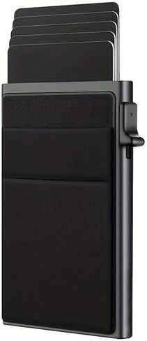 Automatic Pop-Up Cardholder for Men – Minimalist Multi-Card Organizer with RFID Protection Design, Business Accessory Gift in Saudi Arabia