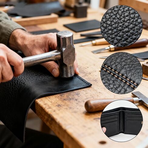 Stylish Men's Wallet, Genuine Leather Bifold Wallet with RFID Blocking Technology Individual Coin Pocket A wallet Essential For Business, Leisure, And Travel in Saudi Arabia