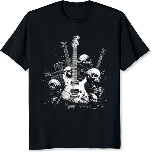 Men’s Vintage Y2K Rock Band Shirt for Men Skull Punk Metal Graphic Tee in Saudi Arabia