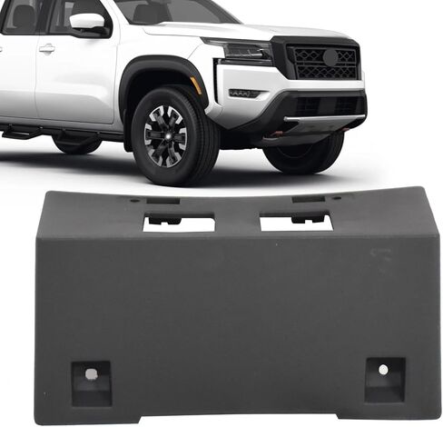 دعامة لوحة الترخيص الأمامية متوافقة مع 2022 2023 2024 2025 Nissan Frontier 96210-9BU0A 962109BU0A طقم حامل إطارات لوحة الترخيص السوداء بدون حفر in Kuwait