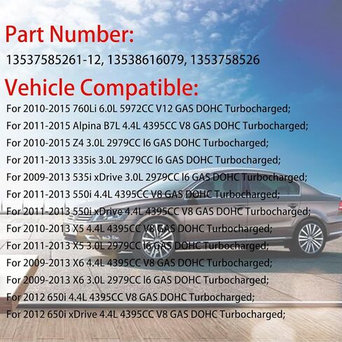 BMW حاقن الوقود 13538616079 13537585261-12 N54 مؤشر حاقن الوقود 12 بديل لـ 2009-2012 BMW N54 N63 X5 X6 135 335 535 قطع غيار ما بعد البيع in Kuwait