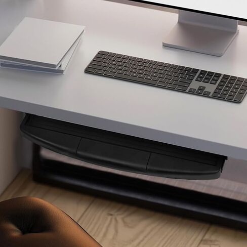 صينية لوحة المفاتيح أسفل المكتب، منصة منزلقة، درج لوحة مفاتيح مريح لسهولة الوصول، هيكل متين للاستخدام المكتبي والمنزلي in Kuwait