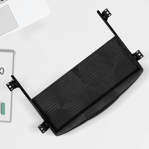 صينية لوحة المفاتيح أسفل المكتب، منصة منزلقة، درج لوحة مفاتيح مريح لسهولة الوصول، هيكل متين للاستخدام المكتبي والمنزلي in Kuwait