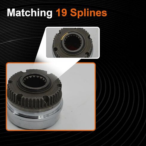 2 Piece Free Wheel Locking Hub for Ford Bronco Pickup Suburban Blazer Jimmy Chevy Dodge Replacement# B027HP AVM418HP in Kuwait