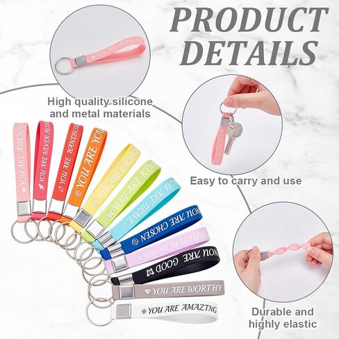 120PCS Inspirational Quotes Key Chains Bulk Teaching Motivational Gifts Inspirational Events Gifts for Employee Teacher Office Team Academic Awards Incentives Supplies in Saudi Arabia