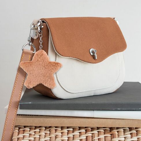 KOOBOOK 6Pcs Kawaii Star Keychain Cute Five-Pointed Star Charm Keyring for Purses Backpacks and Handbags in Saudi Arabia