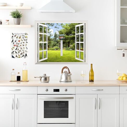 ملصق تعريف الطيور في الفناء الخلفي للحياة البرية في فلوريدا (24 بوصة × 36 بوصة) in Kuwait