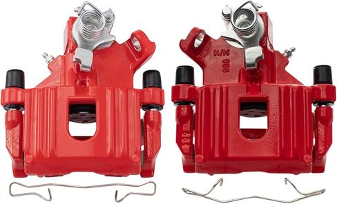 Performance Rear Driver and Passenger Side Brake Caliper Set Caliper Brackets Hardware Compatible with 04-06 Mini Cooper 07-08 Cooper Convertible in Saudi Arabia