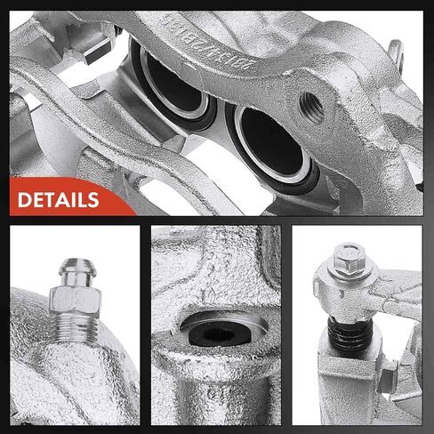 A-Premium Disc Brake Caliper Assembly with Bracket Compatible with Select Ford Models - Transit-150/Transit-250/Transit-350/Transit-350 HD 2015 2016 2017 2018 2019, 3.2L/3.5L/3.7L - Front Passenger in Saudi Arabia