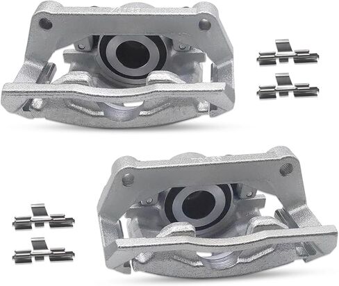 18B5173 جانب سائق فرجار الفرامل الأمامي الأيسر مناسب لـ 2009-2010 دودج رام 2500/رام 3500/رام 4000، 2011-2018 رام 2500/رام 3500/رام 4000، مجموعة فرجار فرامل القرص مع دعامة in Kuwait