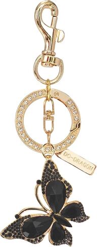 Butterfly Keychain Charm – Sparkling Crystal Bag Charm for Handbags, Purses, and Backpacks in Saudi Arabia