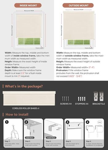 ستائر التعتيم من LazBlinds للنوافذ الداخلية، ظلال دوارة لاسلكية، ستائر نافذة تعتيم الغرفة بدون توقف، ظلال عازلة للحرارة للحماية من الأشعة فوق البنفسجية للمنزل، 63 بوصة عرض × 58 بوصة ارتفاع، بني فاتح in Kuwait