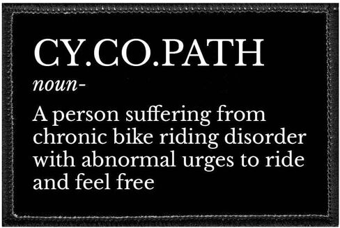 CY.CO.Path - Noun - A Person Suffering from Chronic Bike Riding Disorder with Abnormal Urges to Ride and Feel Free in Saudi Arabia
