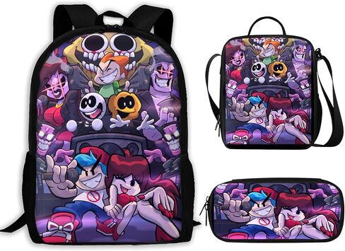 Backpack Cartoon Computer Bag Anime Backpack Work Out Unisex, Travel Camping Park Picnic Gift 002 in Kuwait