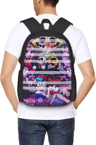 Backpack Cartoon Computer Bag Anime Backpack Work Out Unisex, Travel Camping Park Picnic Gift 002 in Kuwait