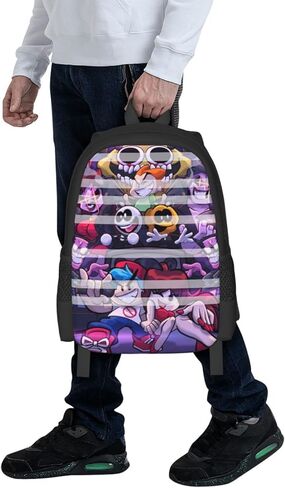 Backpack Cartoon Computer Bag Anime Backpack Work Out Unisex, Travel Camping Park Picnic Gift 002 in Kuwait