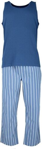 Hanes Men's Tank Top and Woven Pajama Pant Set in Saudi Arabia