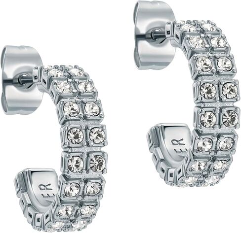 Ted Baker London Double Crystal Hoop Earrings For Women in Saudi Arabia