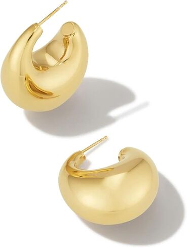 Kendra Scott Raylyn Hoop Earring, 18k Gold Vermeil in Saudi Arabia