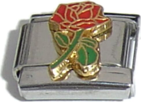 NewCharms Red Rose Italian Charm in Saudi Arabia
