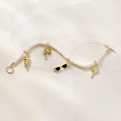 Ross-Simons Black Enamel Sunglasses Charm in 18kt Gold Over Sterling in Saudi Arabia