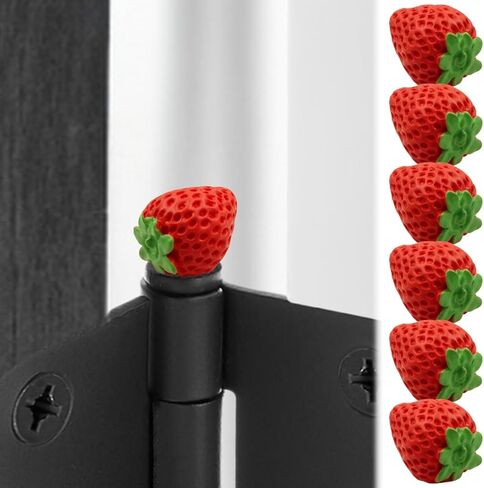 Pickle Hinge Heads Decorative Topper Set of 6 - Magnetic Hinge Head Toppers for Pickle Lover - Whimsical Door Hinge Head Home Decoration in Saudi Arabia