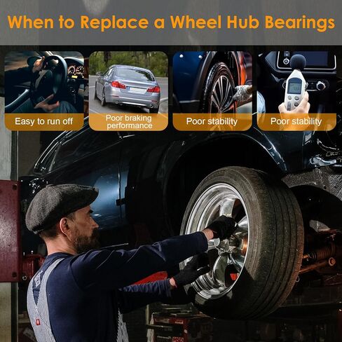 513121 Front Wheel Hub and Bearing Assembly Compatible with Chevy Impala, Venture, Monte Carlo, Cadillac DeVille/DTS, Buick Century, Pontiac Aurora, 5 Lugs W/ABS (1) in Kuwait