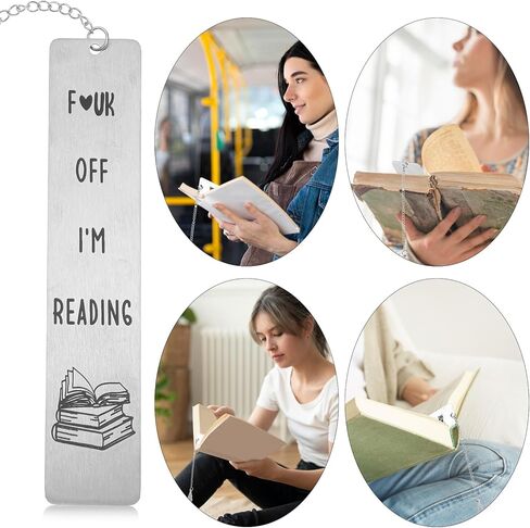 Metal Funny Bookmarks for Women Book Lover Gifts Cute Book Marker for Reading Best Friend Birthday Gifts for Women Friendship Christmas Books Club Gift Books Accessories for Bookworm Coworker in Saudi Arabia