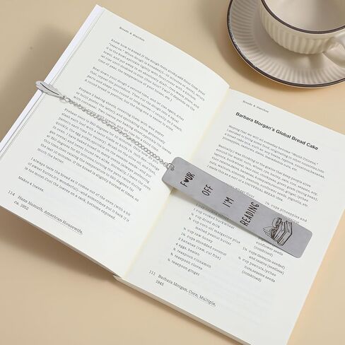 Metal Funny Bookmarks for Women Book Lover Gifts Cute Book Marker for Reading Best Friend Birthday Gifts for Women Friendship Christmas Books Club Gift Books Accessories for Bookworm Coworker in Saudi Arabia