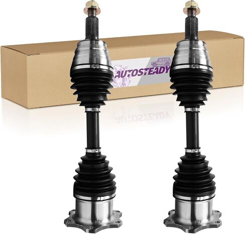 Front CV Axle Replacement for Chevy Silverado 2500 HD 2001 2002 2003 2004 2005 2006 2007 2008 2009 2010, for Suburban GMC Sierra Yukon XL 1500 2500 3500 HD Driver Passenger Side [4WD 6-Lug] in Saudi Arabia