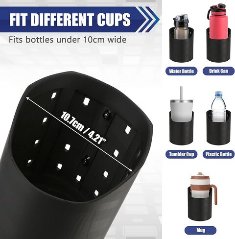 Magnetic Drink Holder Heavy Duty for 50oz Bottles, Water Cup Holder Mount with 4 Magnets Extra Support for Golf Cart Tractor RV Truck Fridge Outdoor Bus Mower Storage Rack Accessories in Kuwait