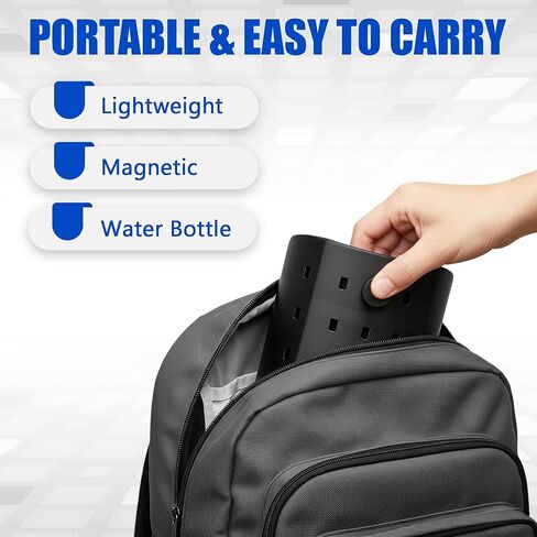 Magnetic Drink Holder Heavy Duty for 50oz Bottles, Water Cup Holder Mount with 4 Magnets Extra Support for Golf Cart Tractor RV Truck Fridge Outdoor Bus Mower Storage Rack Accessories in Kuwait