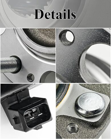 512434 2Pcs Rear Wheel Bearing and Hub Assembly Fit for Kia Soul 2010 2011 2012 2013, Wheel Hub Assembly 5 lugs w/ABS in Kuwait