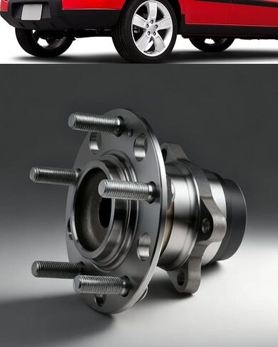 512434 2Pcs Rear Wheel Bearing and Hub Assembly Fit for Kia Soul 2010 2011 2012 2013, Wheel Hub Assembly 5 lugs w/ABS in Kuwait