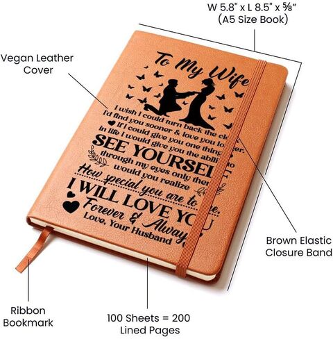 هدايا FG Family Gift Mall للزوجة رومانسية، أفكار هدايا عيد ميلاد الزوجة، لزوجتي أتمنى أن أحب الزوج، هدايا للزوجة، لزوجتي من الزوج in Kuwait