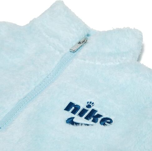 Nike Boy's Track Pack Sherpa 1/2 Zip Set (Little Kids) Valerian Blue 7 Little Kid in Saudi Arabia