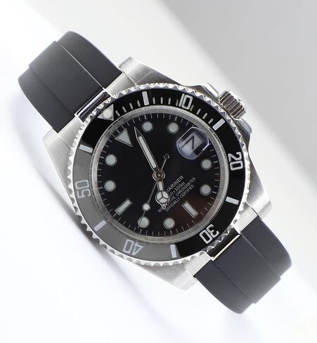 2PCS 19mm 20mm 21mm Curved Watch Band Endlinks for Rolex Submariner, GMT Master II, Yacht Master Daytona Air-King,Datejust ,Day-Date,Explorer No Gaps watch Strap curved end links Seamless Connection in Kuwait