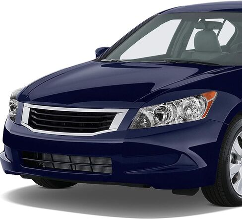 مجموعة المصابيح الأمامية من نوع Auto Dynasty متوافقة مع سيارة هوندا أكورد سيدان 2008-2012، استبدال المصابيح الأمامية الهالوجين للجانب الأيمن للركاب، طراز OE HO2503130، زاوية كهرمانية لسكن الكروم in Kuwait