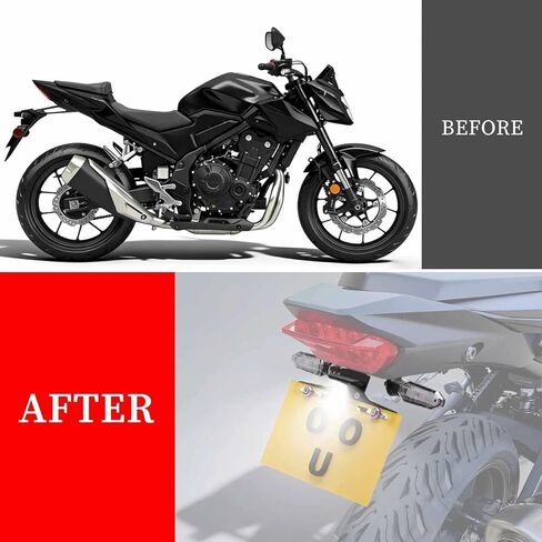 CB750 Fender Eliminator Kit Compatible with 2023-2025 CB750 & CB 750 Hornet Tail Tidy License Plate Bracket with Turn Signals Rear (Clear) in Kuwait