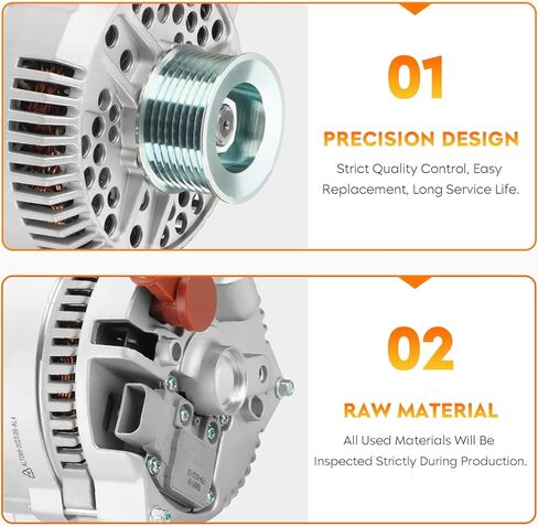 New Alternator for Ford F150 1997-2002 4.6L 1997-2001 5.4L, F-250 1997-1999 4.6L 5.4L, Expedition & E-150 Econoline 1997-2001 4.6L 5.4L, for E-250 Econoline 97-99 5.4L, Lincoln Navigator 98-99 5.4L in Saudi Arabia