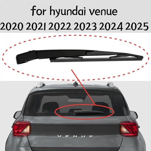 ذراع شفرة الممسحة الخلفية لشركة هيونداي مكان 2020 2021 2022 2023 2024 2025 محدودة الدنيم SE SEL الخلفية ممسحة زجاج أمامي شفرة الذراع in Kuwait