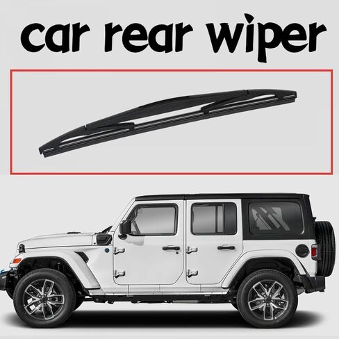 rear wiper blade for Jeep Wrangler 2022 2023 2024 2025 2026 4xe Unlimited Altitude Sahara Sport S Willys rear windshield wiper blade in Kuwait