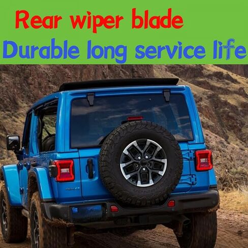 rear wiper blade for Jeep Wrangler 2022 2023 2024 2025 2026 4xe Unlimited Altitude Sahara Sport S Willys rear windshield wiper blade in Kuwait