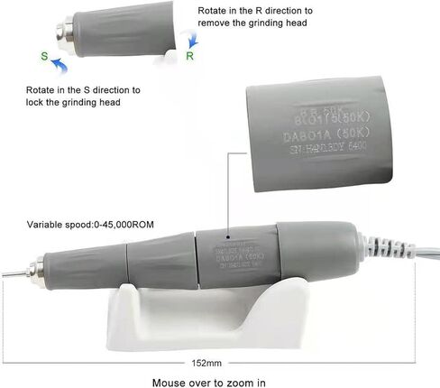 Multifunction Tooth Grinder Rotating Equipment Powerful long life low Noise Suitable For Grinding And Polishing in Kuwait