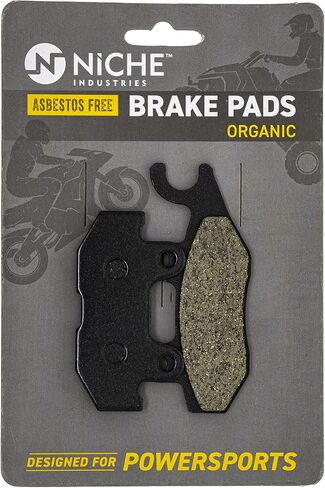 NICHE Brake Pad Kit for Yamaha Viking 700 VI Wolverine X4 1XD-25805-00-00 1XD-25806-00-00 Front Rear Organic in Saudi Arabia