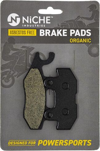 NICHE Brake Pad Kit for Yamaha Viking 700 VI Wolverine X4 1XD-25805-00-00 1XD-25806-00-00 Front Rear Organic in Saudi Arabia