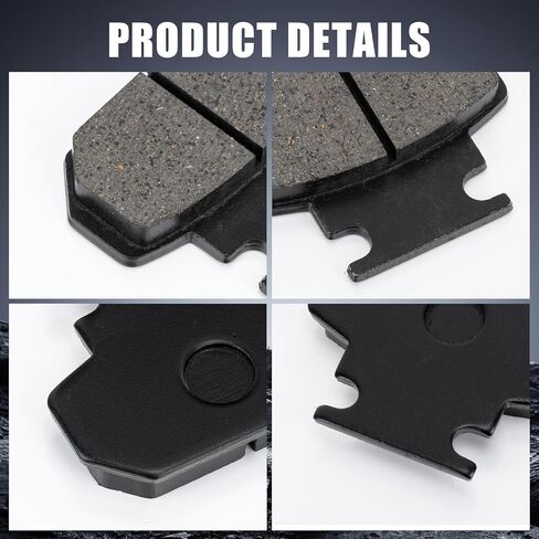 2PCS Electric Dirt Bike Rear Back Brake Pads for Tuttio Tutti Soleil 01 Electric Dirt Bike,Black Ebike Rear Back Brake Pads in Saudi Arabia