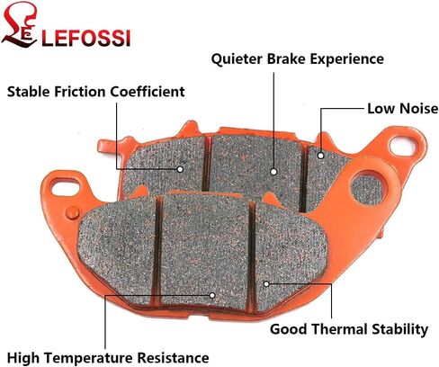 Front Rear Carbon Fiber Brake Pads Compatible with for Yamaha YZF-R3 YZFR3 YZF R3 2015-2024, MTN320 MTN 320 2015-2020, MT-03 MT03 2016-2020, X MAX 300 2018-2021 2022 2023 2024 FA662F FA663R in Saudi Arabia