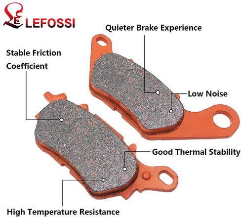 Front Rear Carbon Fiber Brake Pads Compatible with for Yamaha YZF-R3 YZFR3 YZF R3 2015-2024, MTN320 MTN 320 2015-2020, MT-03 MT03 2016-2020, X MAX 300 2018-2021 2022 2023 2024 FA662F FA663R in Saudi Arabia